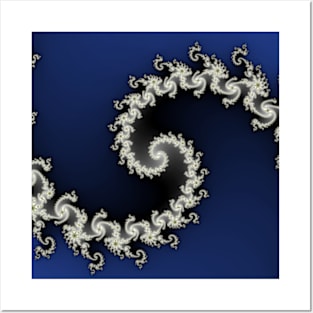 Fractal Spiral Posters and Art